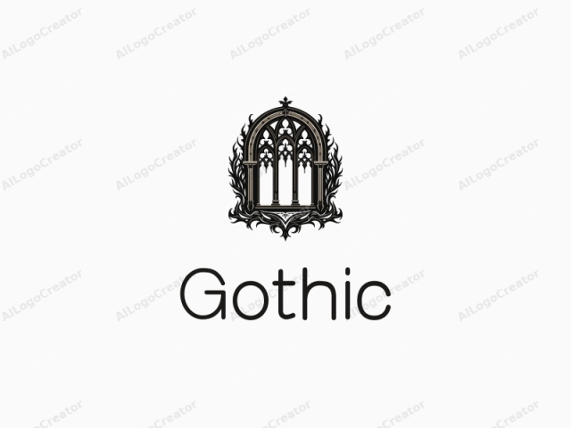 การออกแบบ Gothic มีคุณสมบัติเป็นส่วนประกอบของแขวนคอที่ซับซ้อน, คลุมผ้าคล้ายกระบวย, และความงามที่มืดที่ซับซ้อนร่วมกับพื้นหลังที่สะอาดตา