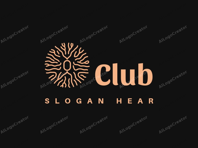 a modern minimalist design featuring abstract representations of a club environment, social interactions, and elements of music and dance, combined with a clean black background.