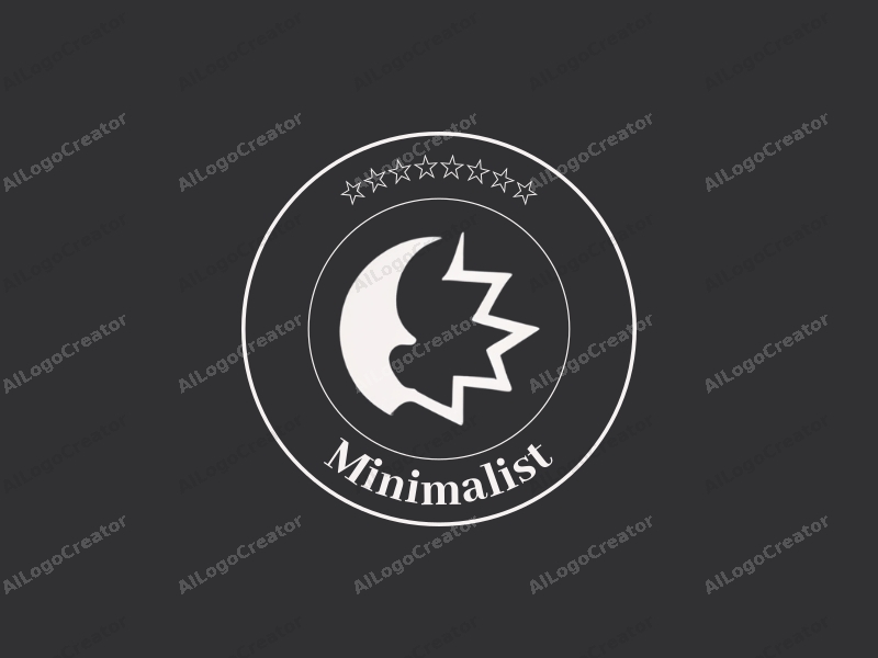 minimalist design features simple lines representing movement and sleep, combined with a tag style approach, set against a clean black and white background.