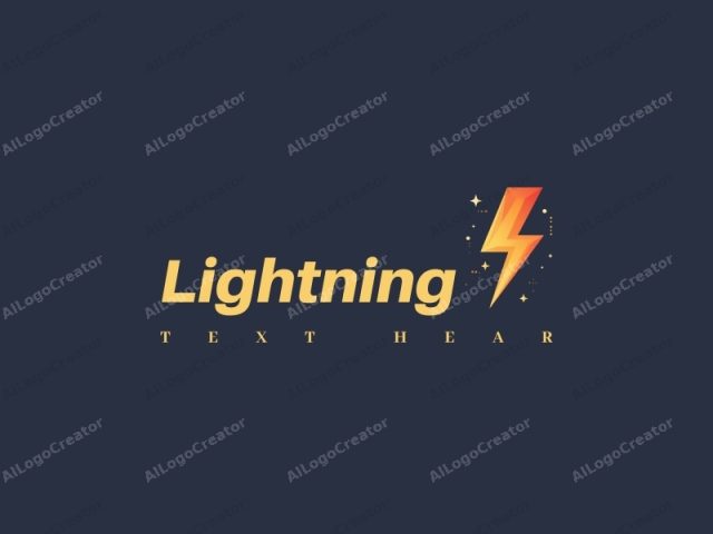 geometric design features stylized lightning bolts and electric currents, combined with a clean background and a modern aesthetic.