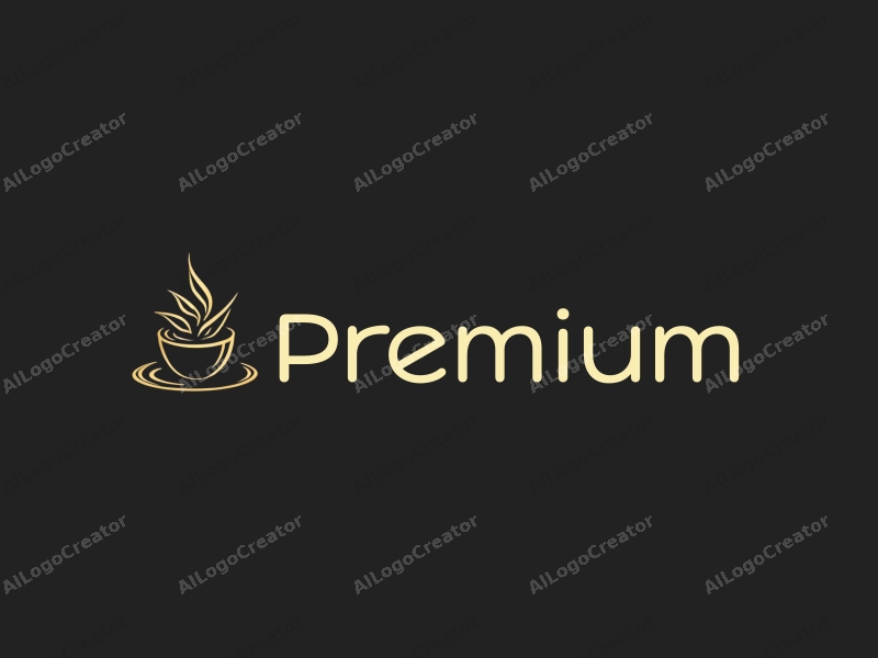 a minimalist design featuring elegant gold accents, a stylized representation of luxury food or beauty products, combined with a clean black background and a sophisticated layout.