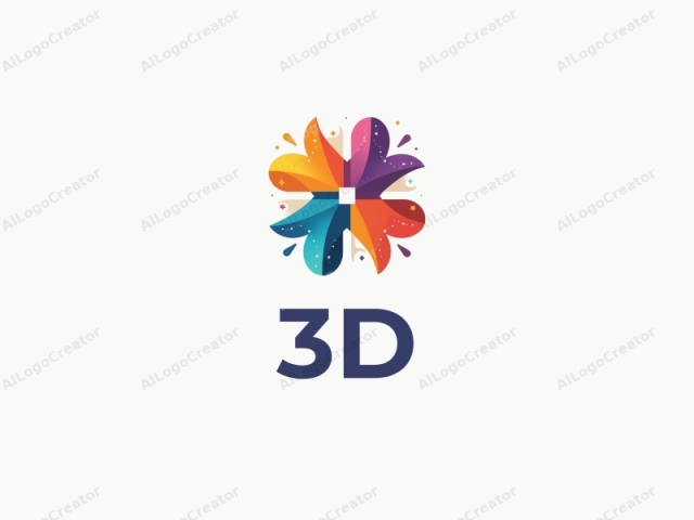 現代設計，以色彩繽紛的3D元素展現動態移動與連接，融入科技感形狀並採用極簡主義風格，背景簡潔。