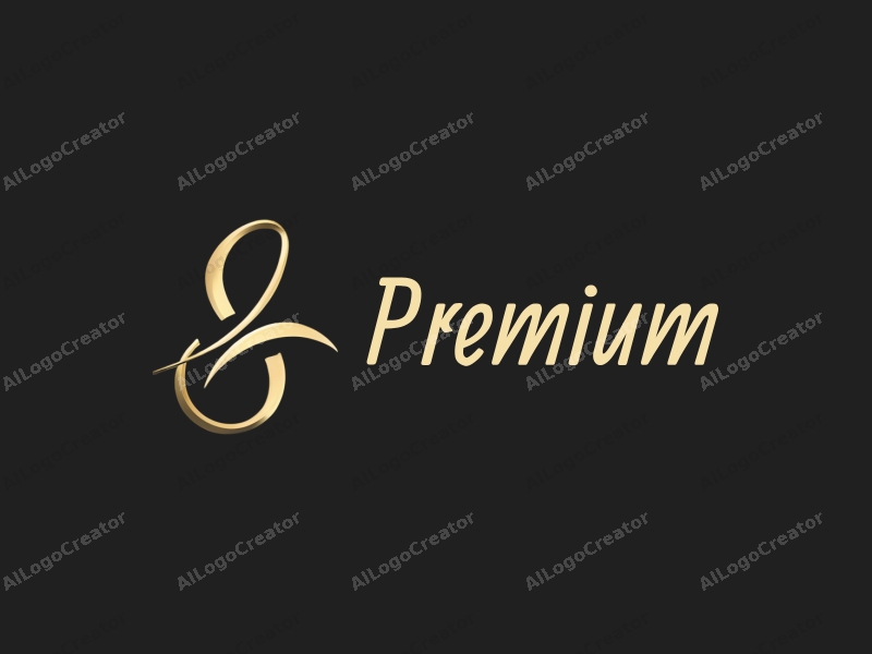 a minimalist design featuring elegant curves, a stylized representation of luxury food and beauty products, combined with a modern aesthetic approach and a clean black background.