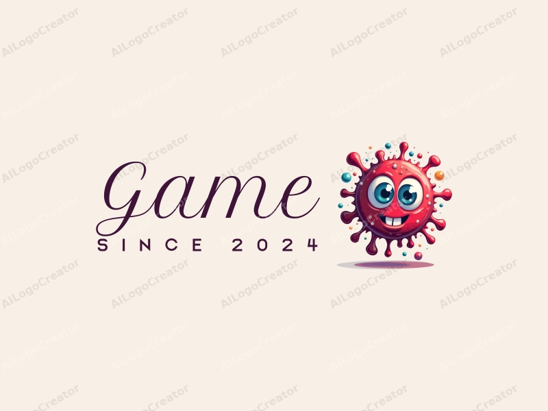 playful design features vibrant game and toy elements, abstract representations of data and blood, combined with a clean background for a fun and engaging visual experience.