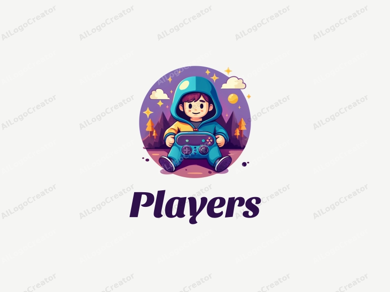 playful design features vibrant colors, a stylized player and game character, and elements representing network and adventure, combined with a clean background.