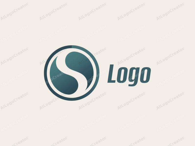 modern design features abstract ore shapes, a sleek and stylized representation of branding and advertising, combined with a clean background.