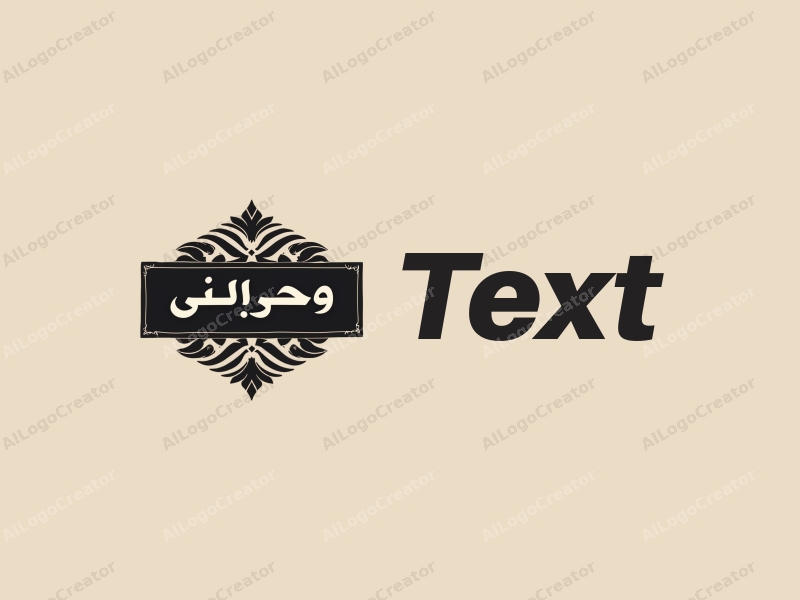 modern design features bold text and a stylized font, incorporating a keffiyeh pattern and triangle shapes, combined with a clean black background.