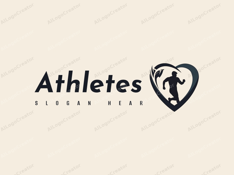 modern design features a dynamic athlete in motion, a stylized player silhouette, and a trophy, combined with a clean background and a harmonious composition.