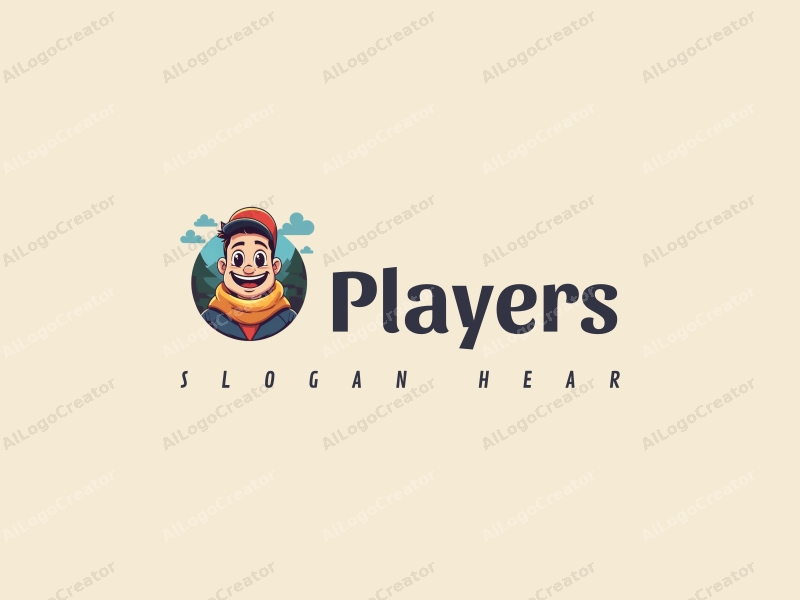 playful design features vibrant colors, a stylized player character and an adventurous game character, combined with a clean background and a sense of fun.