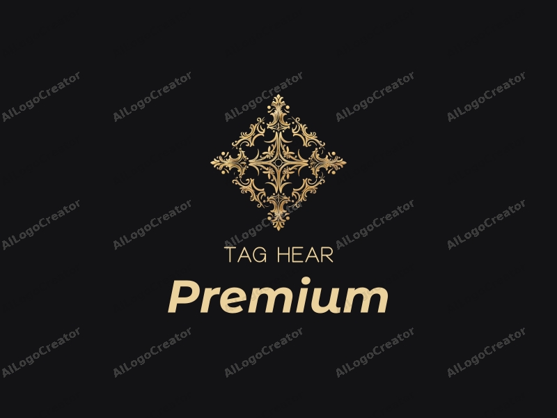 a sophisticated design featuring intricate patterns, elegant gold accents, and a sleek black background, embodying the essence of luxury and high quality.