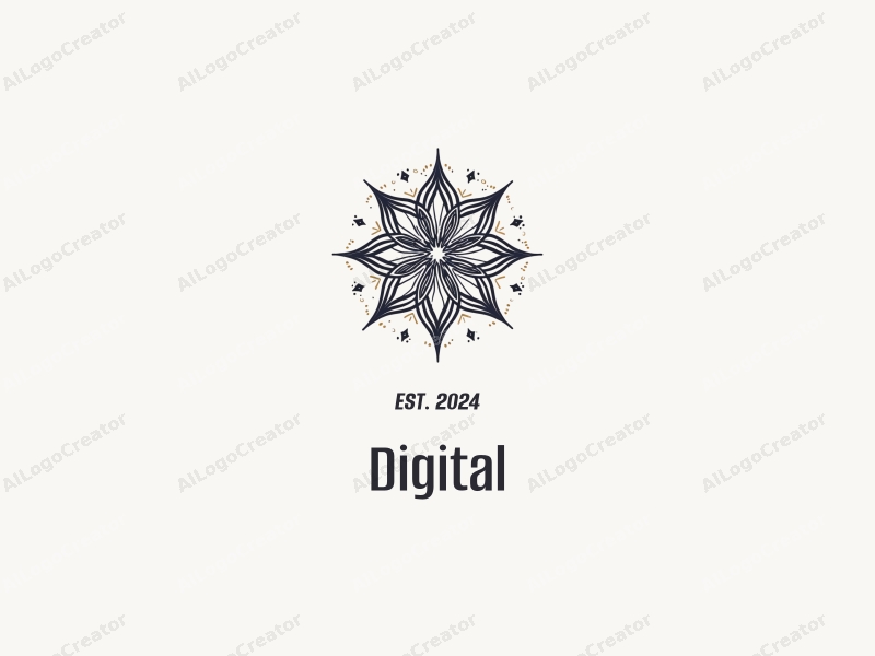 modern design features digital elements like circuits and abstract brainwave patterns, combined with meditation symbols, using a clean background and a harmonious composition.