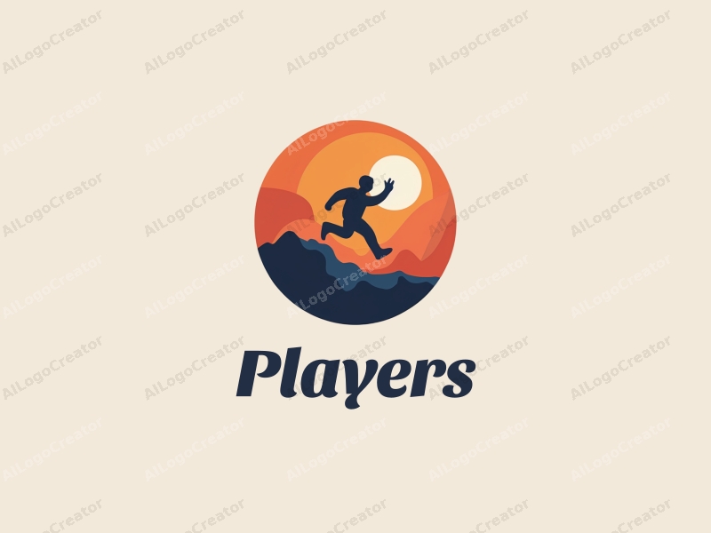 playful design features a vibrant circle, a dynamic game character in action, and a whimsical player silhouette combined with a clean background.