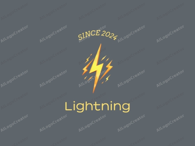 geometric design featuring stylized lightning bolts and electric currents, conveying energy and dynamism, combined with a clean background.