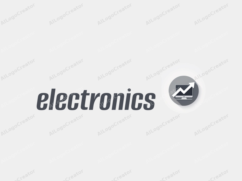 a modern minimalist design featuring a stylized electronic device and computer, symbolizing growth and a wallet, combined with a clean silver background.