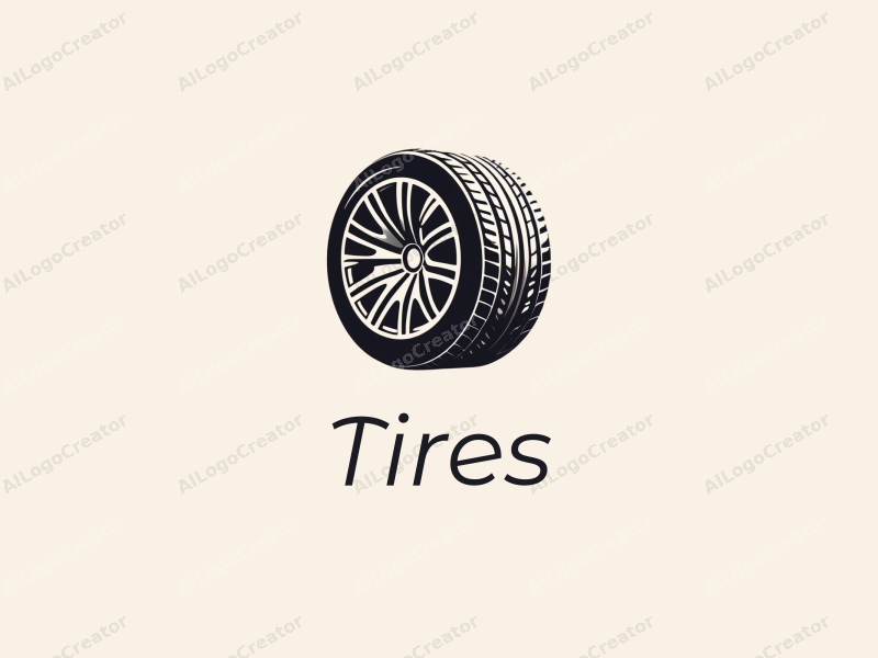 modern design features a stylized tire and car tire silhouette, combined with a CK outline approach, set against a clean background.