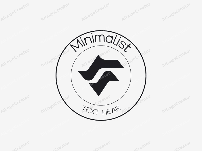 minimalist design features simple carbon shapes, management symbols, and a tag style approach combined with a clean black and white background.