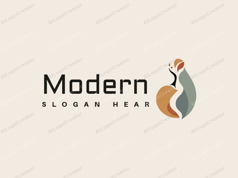 minimalist design features abstract representations of a nurturing mother figure, innovative architectural lines, and a tag style approach combined with a clean background.