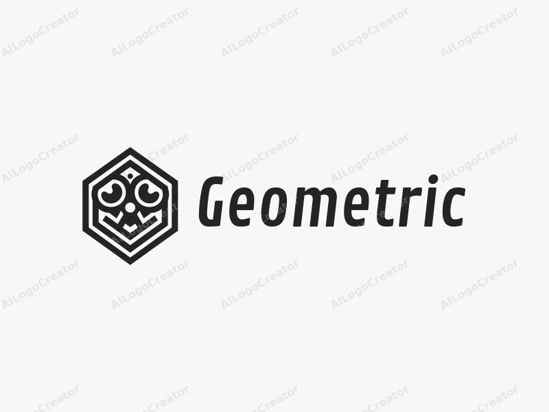 geometric design features a combination of squares and circles, integrated with a stylized film reel and sports equipment, set against a clean black and white background.