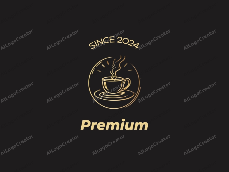 a minimalist design featuring elegant gold accents, a stylized representation of luxury food or beauty products, combined with a clean black background and a sophisticated layout.