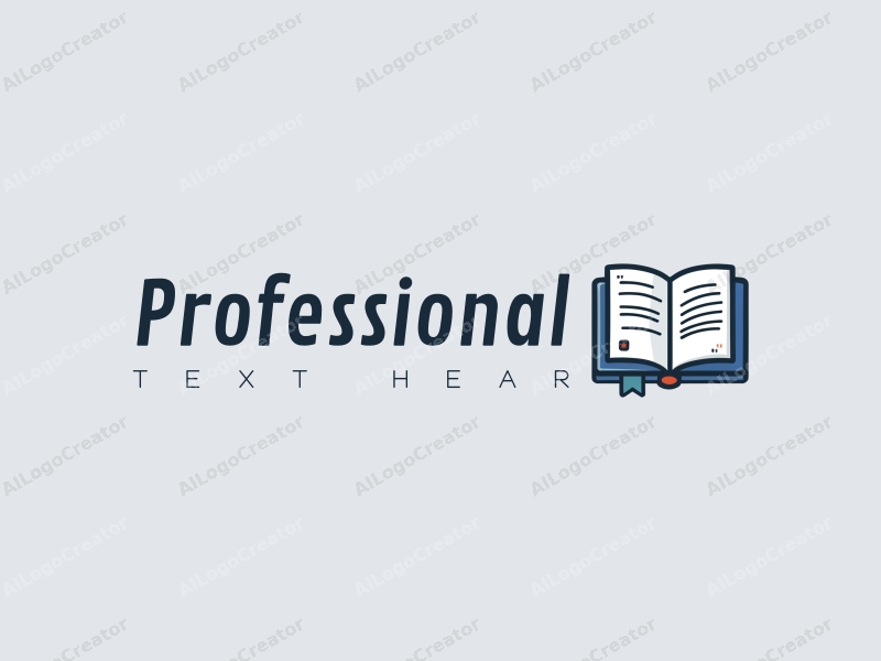 modern design features a stylized book and certificate, representing professionalism and certification, combined with a clean background in blue and gray tones.