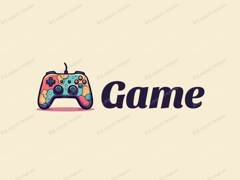 playful design features vibrant colors, a stylized game controller, and toy elements combined with a clean background.