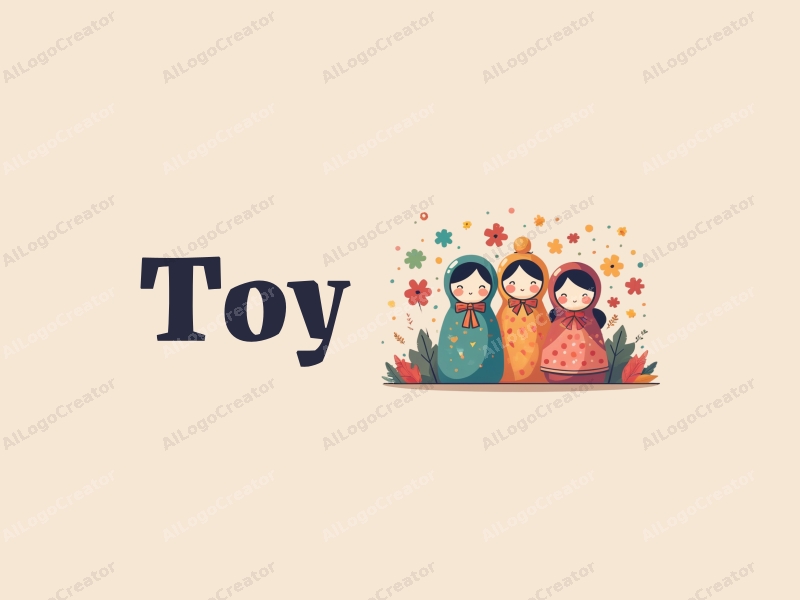 playful design features colorful dolls, stylized puzzle pieces, and marionettes combined with a clean background.