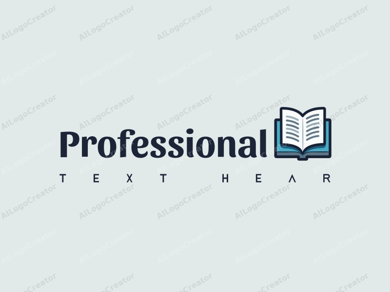 modern design features a stylized book and certificate, representing professionalism and certification, combined with a clean background in blue and gray tones.