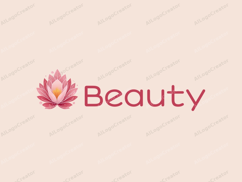 a modern design featuring beauty and makeup elements, incorporating petals and water droplets, combined with a clean background.