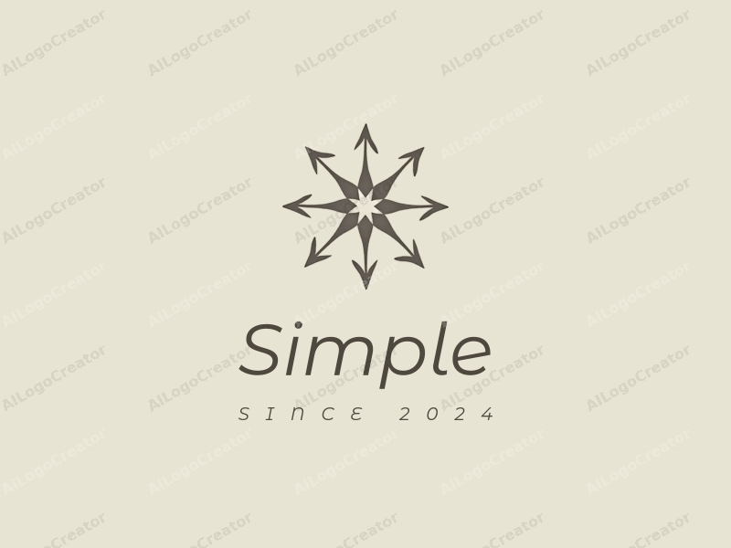 minimalist design features simple stars and clean lines, combined with a harmonious layout and a clean background.