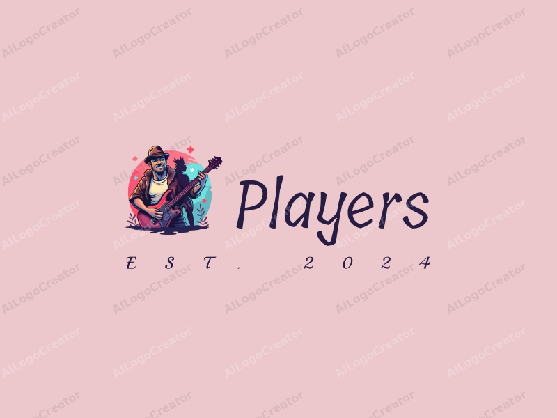 playful design features a vibrant color palette, a stylized player and game character, along with a dynamic dancer and queen silhouette, combined with a clean background.