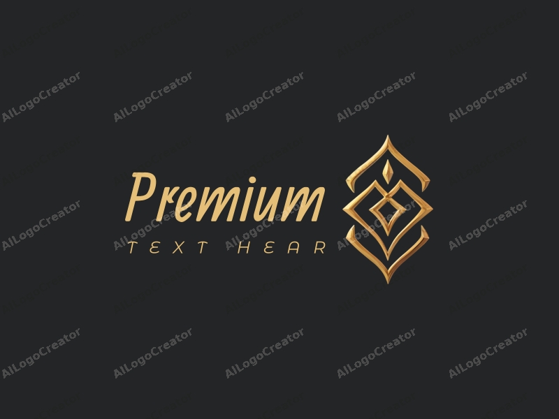 a modern design featuring elegant gold accents, a sleek black background, and high-end quality elements combined with a minimalist approach for a luxurious feel.