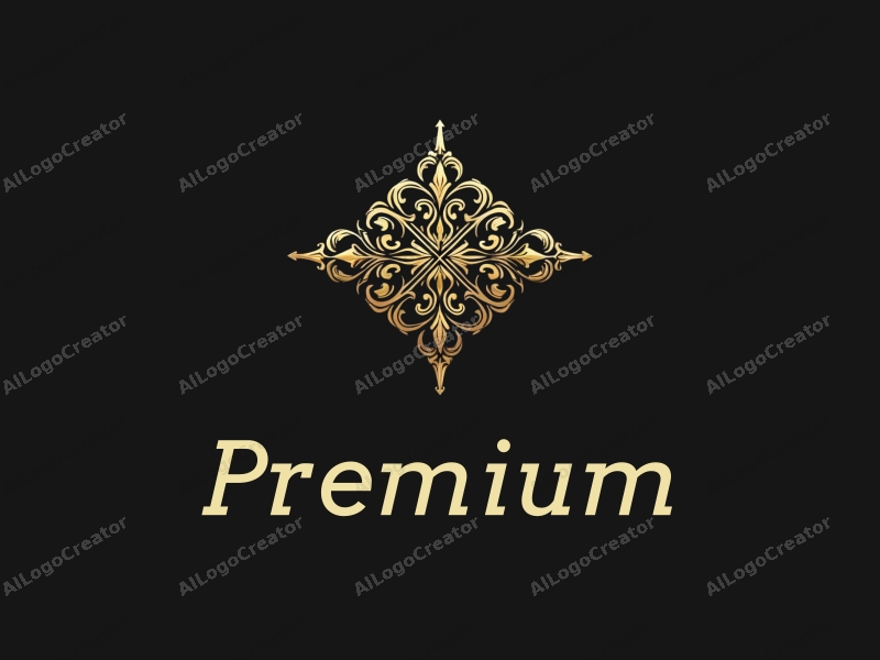 a sophisticated design featuring intricate patterns, elegant gold accents, and a sleek black background, embodying the essence of luxury and high quality.