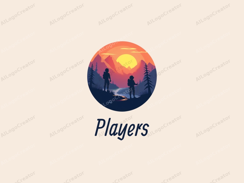 playful design features a vibrant color scheme, stylized player and game character silhouettes, and elements of adventure and exploration combined with a clean background.