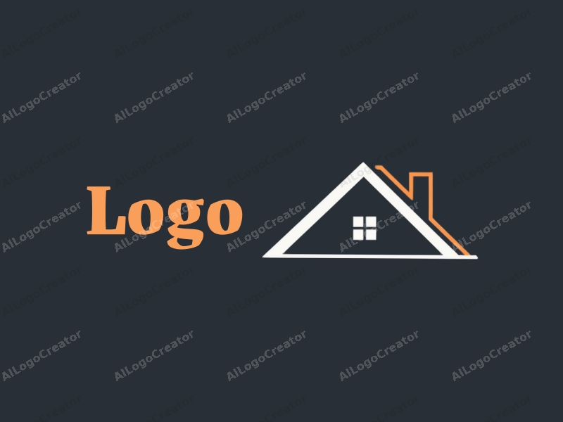 modern design features a stylized house silhouette, abstract solution symbols, combined with a clean background and a harmonious layout.