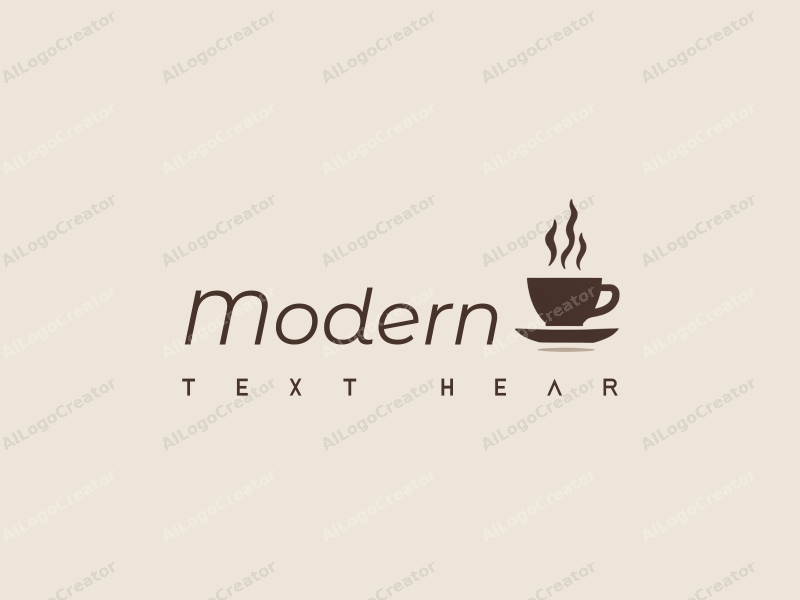 minimalist design features a stylized coffee cup and jelly shape, combined with a clean background and a fresh, innovative approach.